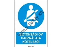 Biztonsági öv használata kötelező