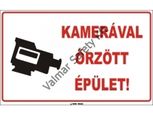 Kamerával őrzött épület