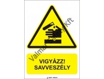 Vigyázz savveszély