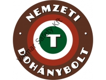 Nemzeti Dohánybolt cégér 650mm