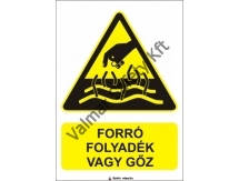 Forró folyadék vagy gőz