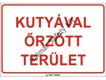 Kutyával őrzött terület