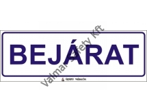 Bejárat