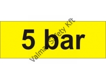 5 bar tábla 