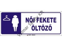 Női fekete öltöző