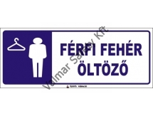 Férfi fehér öltöző