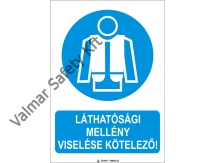 Láthatósági mellény használata kötelező