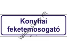 Konyhai feketemosogató