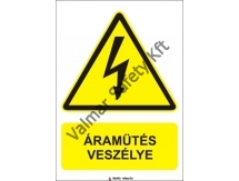 Áramütés veszélye