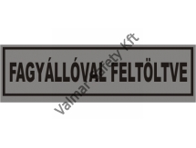 Fagyállóval feltöltve