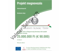 Darányi A típusú kis projekt tábla