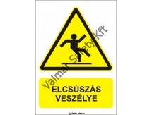 Elcsúszás veszélye