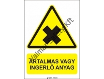 Ártalmas vagy ingerlő anyag