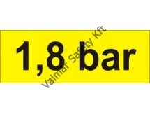 1,8 bar tábla 