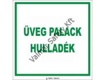 Üveg palack hulladék